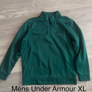Under Armour Forest Green Quarter-Zip Pullover